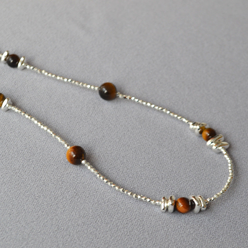 Käsintehty vintage Hopea Kaulakoru