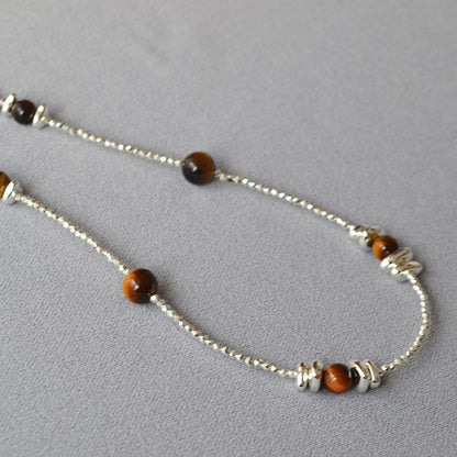 Käsintehty vintage Hopea Kaulakoru