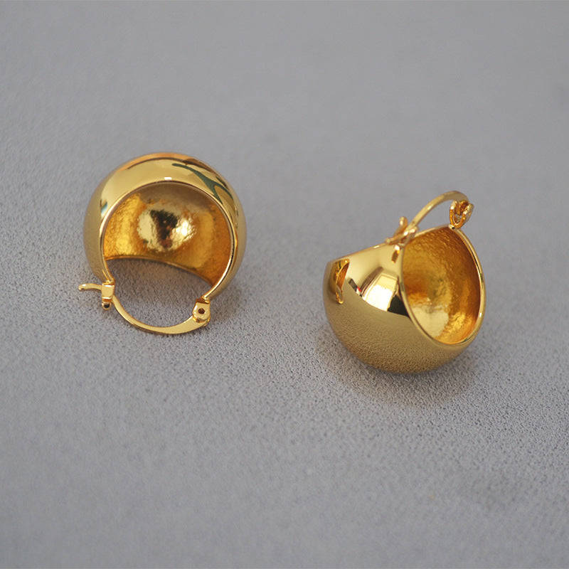 Käsintehty vintage Kulta Korvarengas