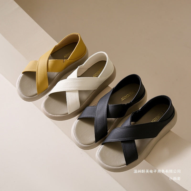 Tyylikkäät Ortopediset Sandaalit Ainutlaatuisella Muotoilulla