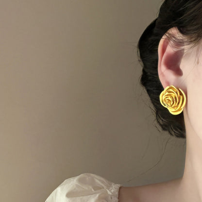 Käsintehty vintage Kulta Korvarengas