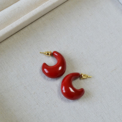 Herkkä käsityö Hopea Korvarengas