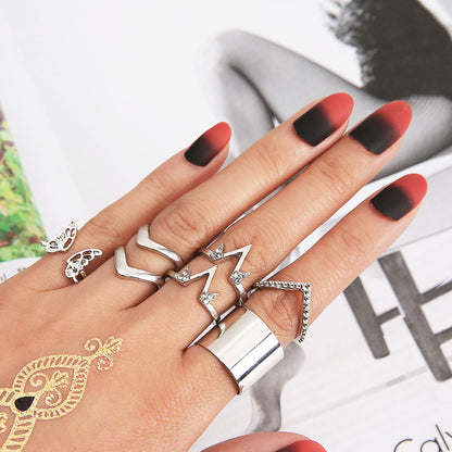 Käsintehty vintage Hopea Korusetti