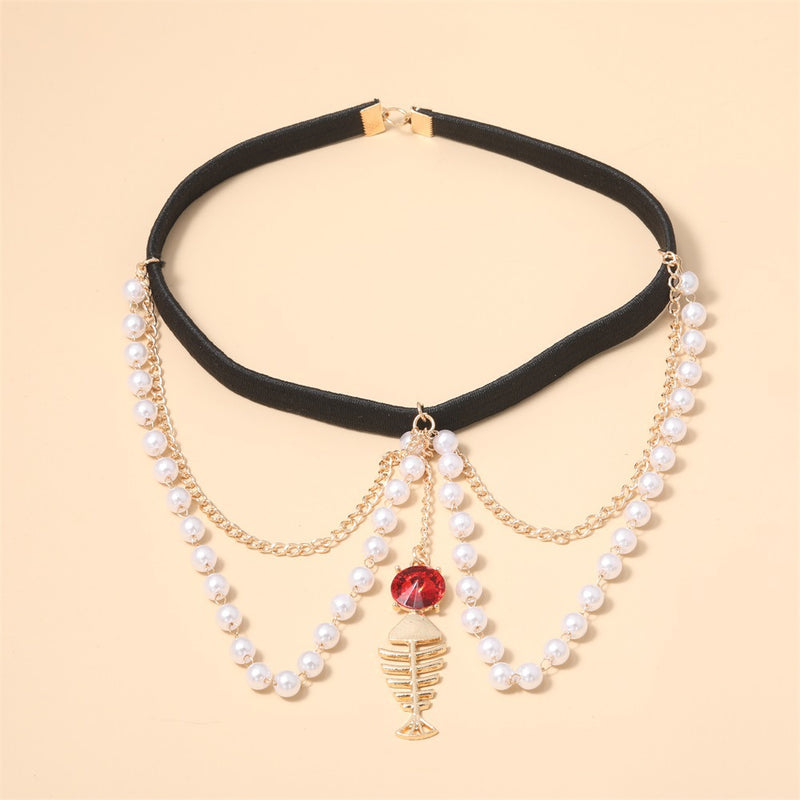 Käsintehty vintage Helmi Riipus