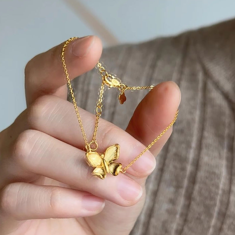 Käsintehty vintage Kulta Kaulakoru