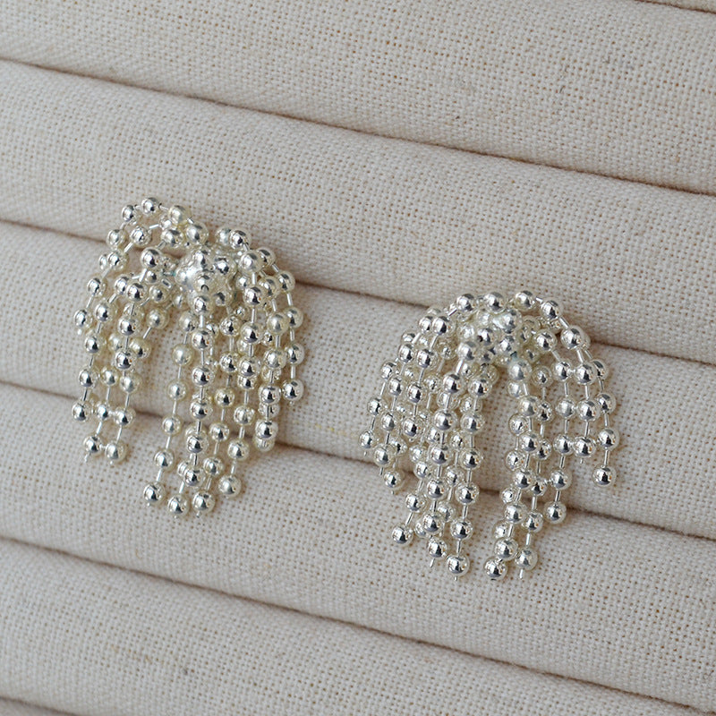 Käsintehty vintage Hopea Korvarengas