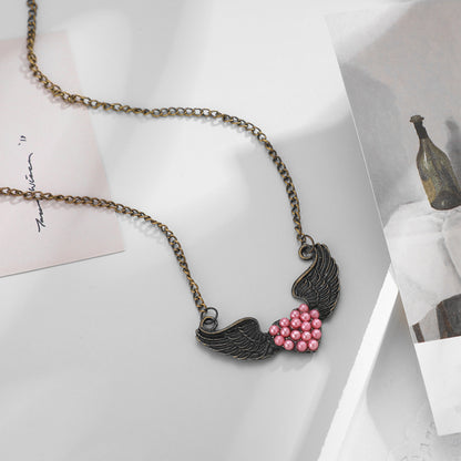 Käsintehty vintage Helmi Kaulakoru