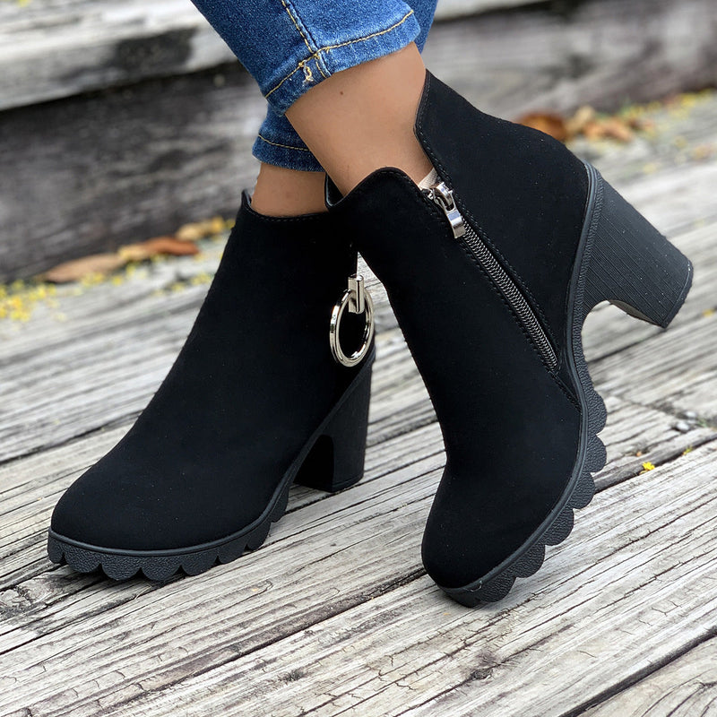 Chic Orthopedic Boots with Unique Design
