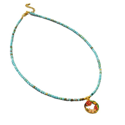 Käsintehty vintage Kulta Kaulakoru