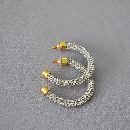 Käsintehty vintage Kulta Korvarengas