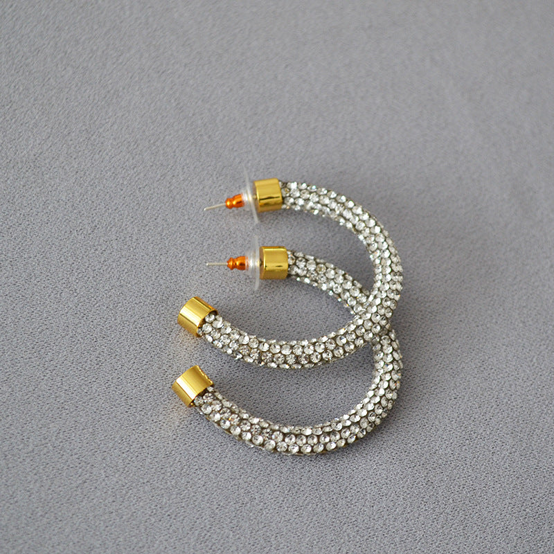 Käsintehty vintage Kulta Korvarengas