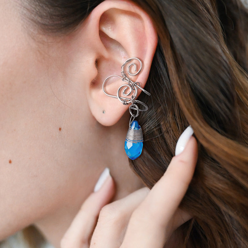 Käsintehty vintage Korvarengas