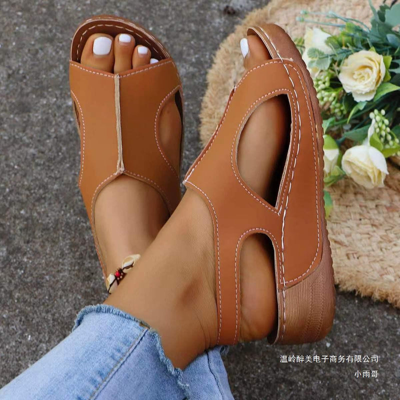 Tyylikkäät Ortopediset Sandaalit Ainutlaatuisella Muotoilulla