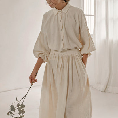 Vintage Inspired Blouse with a Contemporary Edge