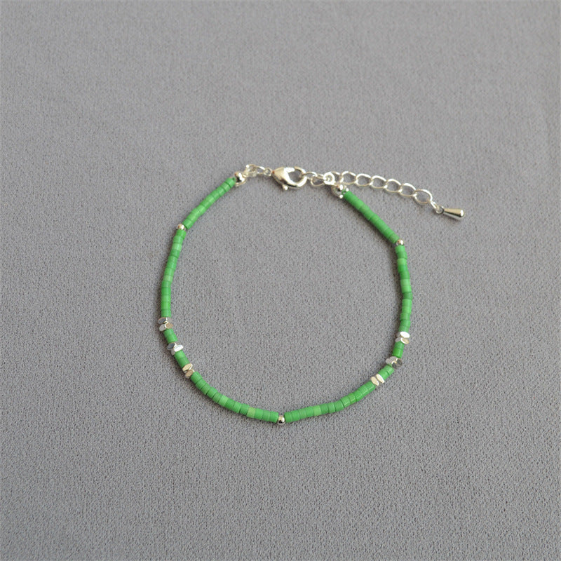 Käsintehty vintage Hopea Rannekoru