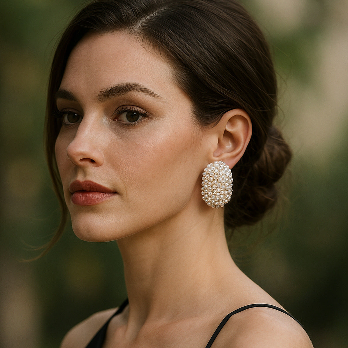 Kaunis Helmi Korvarengas ainutlaatuisella tyylillä