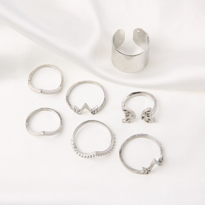 Käsintehty vintage Hopea Korusetti