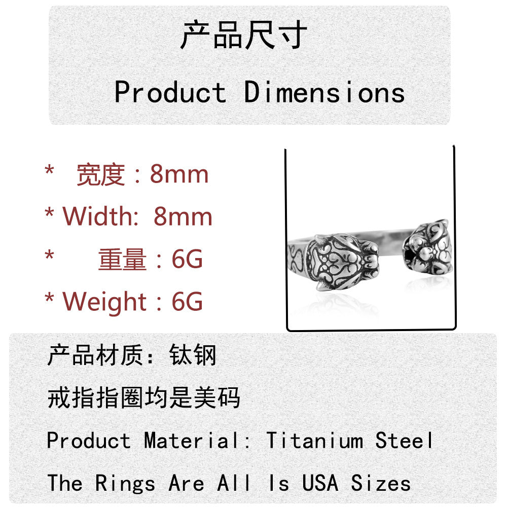 Käsintehty vintage Sormus