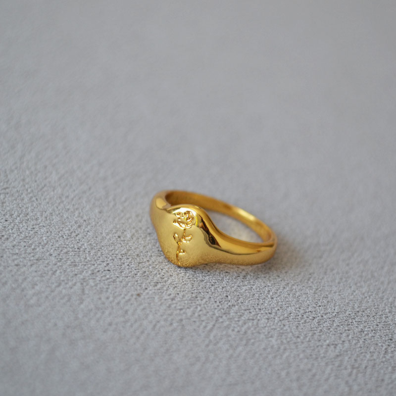 Herkkä käsityö Kulta Sormus