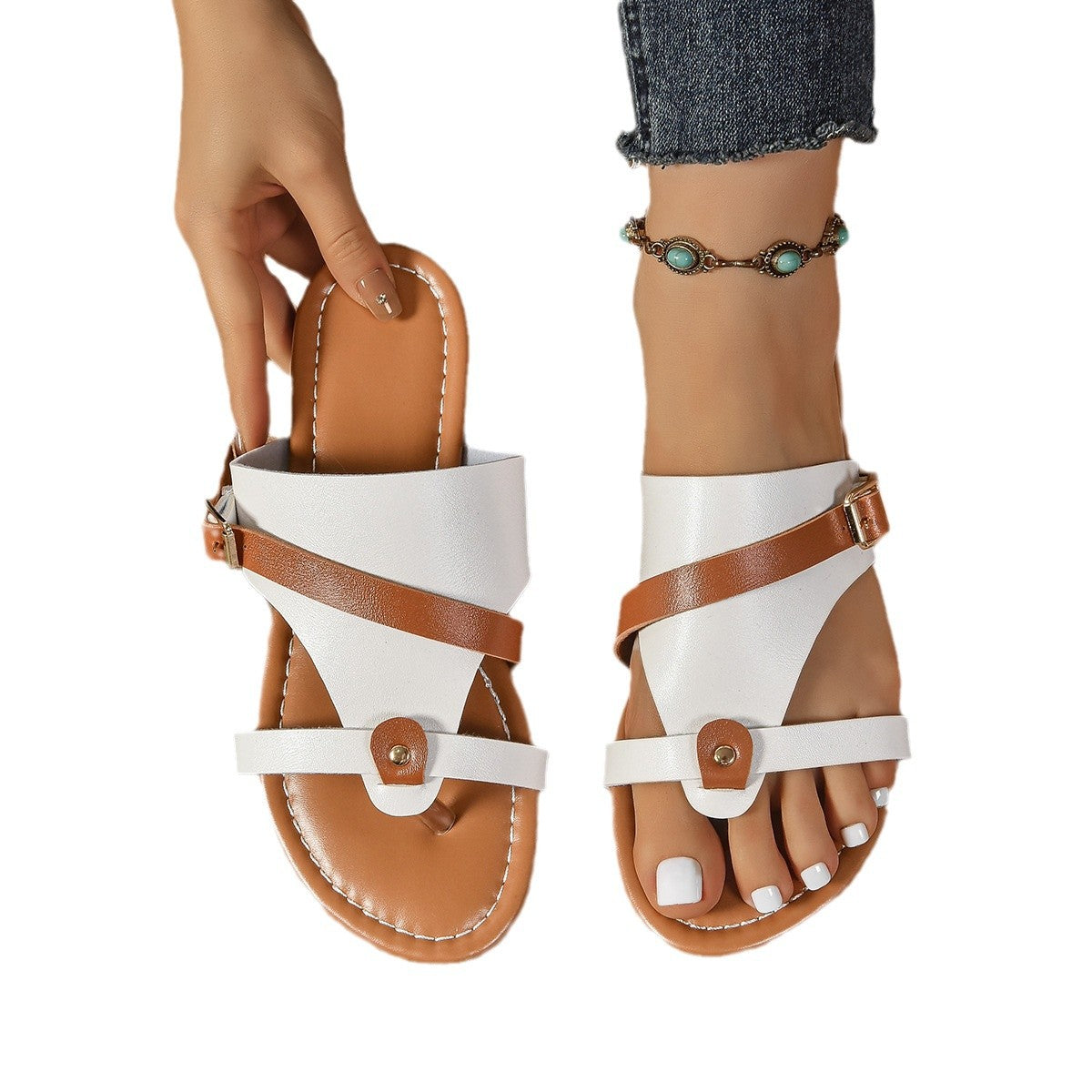 Sulavalinaiset Ortopediset Sandaalit Moderniin Tyyliin