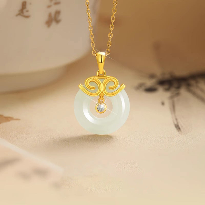 Käsintehty vintage Hopea Kaulakoru