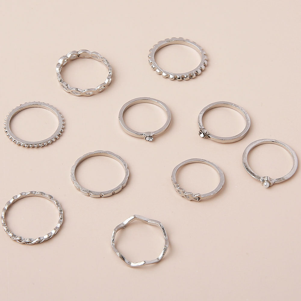 Käsintehty vintage Hopea Sormus