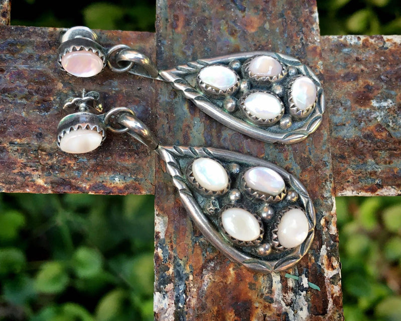 Käsintehty vintage Hopea Korvarengas