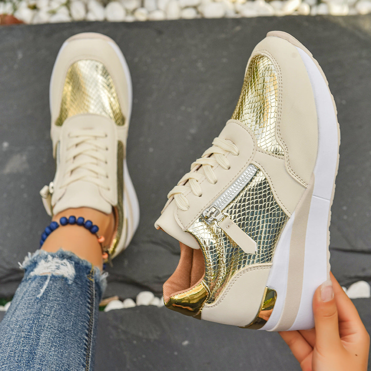 Sulavalinaiset Ortopediset Tennarit Moderniin Tyyliin