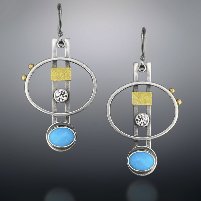 Kaunis Korvarengas ainutlaatuisella tyylillä