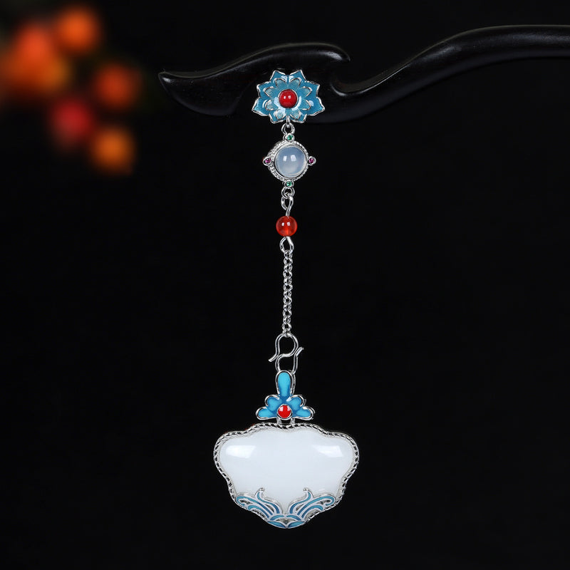 Käsintehty vintage Hopea Riipus