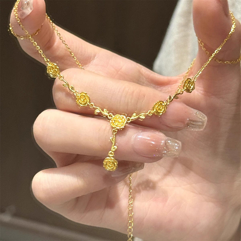 Käsintehty vintage Kulta Kaulakoru