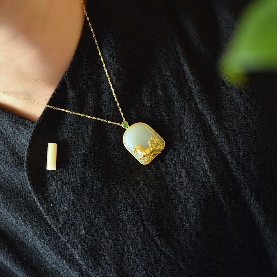 Käsintehty vintage Hopea Kaulakoru