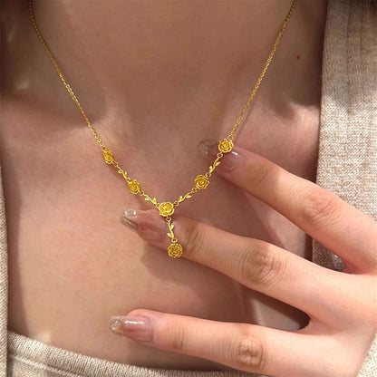 Käsintehty vintage Kulta Kaulakoru