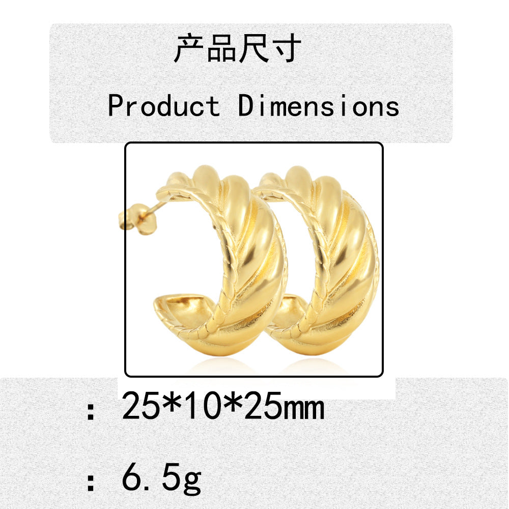 Kaunis Kulta Korvarengas ainutlaatuisella tyylillä