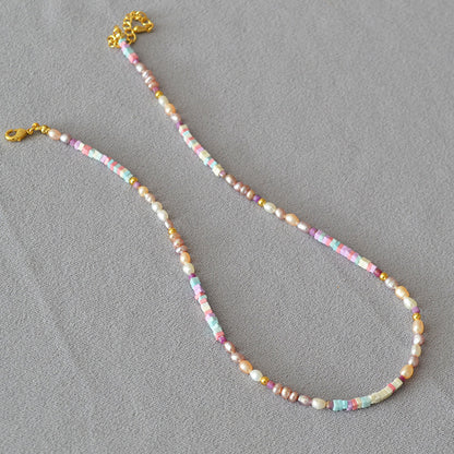 Käsintehty vintage Helmi Kaulakoru