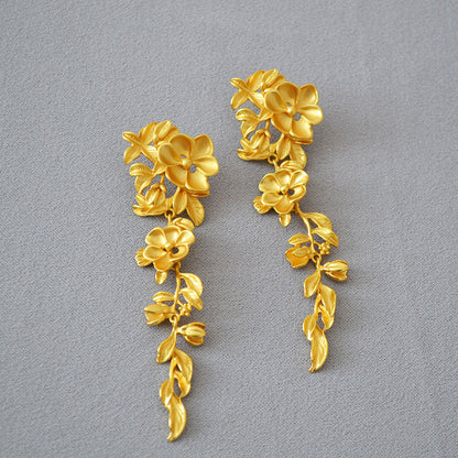 Käsintehty vintage Kulta Korvarengas