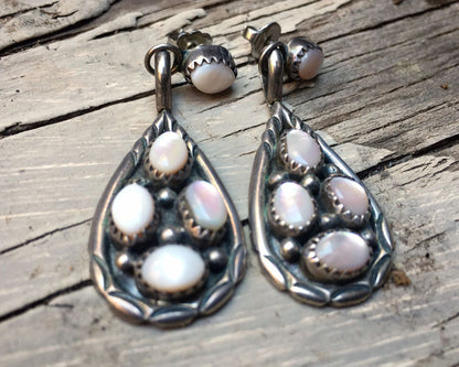 Käsintehty vintage Hopea Korvarengas