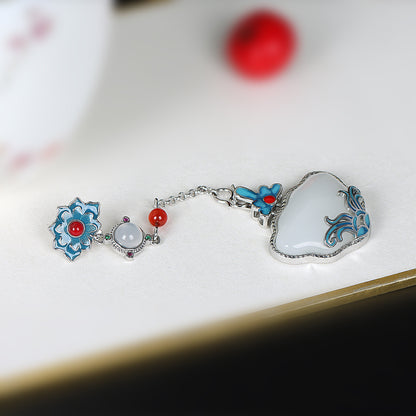 Käsintehty vintage Hopea Riipus