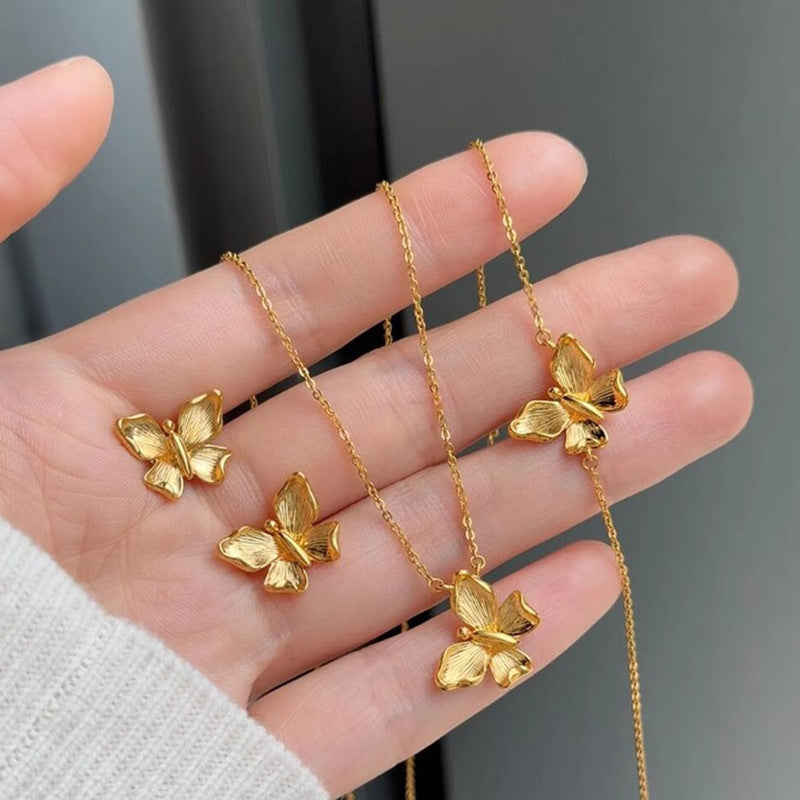 Käsintehty vintage Kulta Kaulakoru