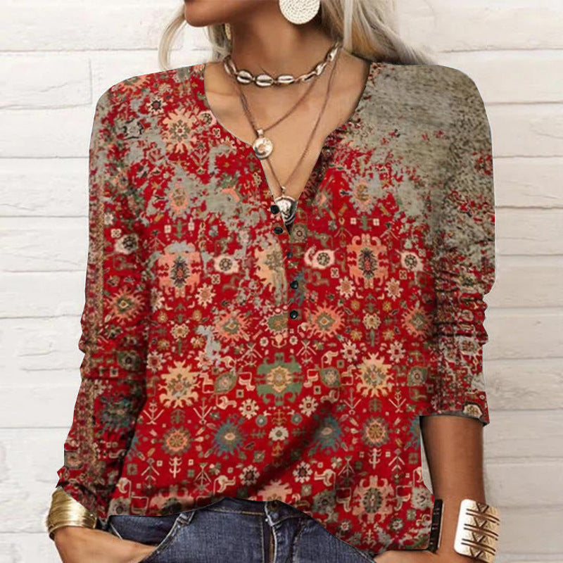 Classic Vintage Blouse with a Flattering Fit