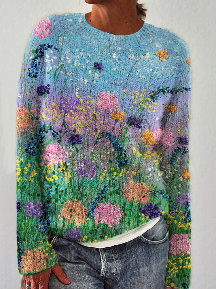 Vintage Inspired Sweater with a Contemporary Edge