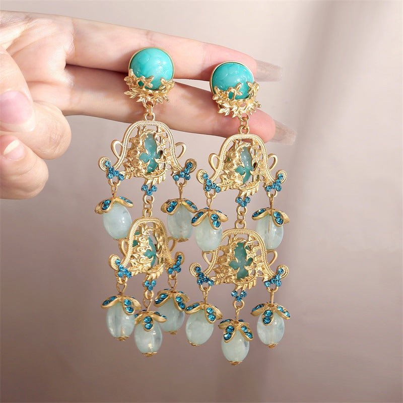 Käsintehty vintage Helmi Korvarengas