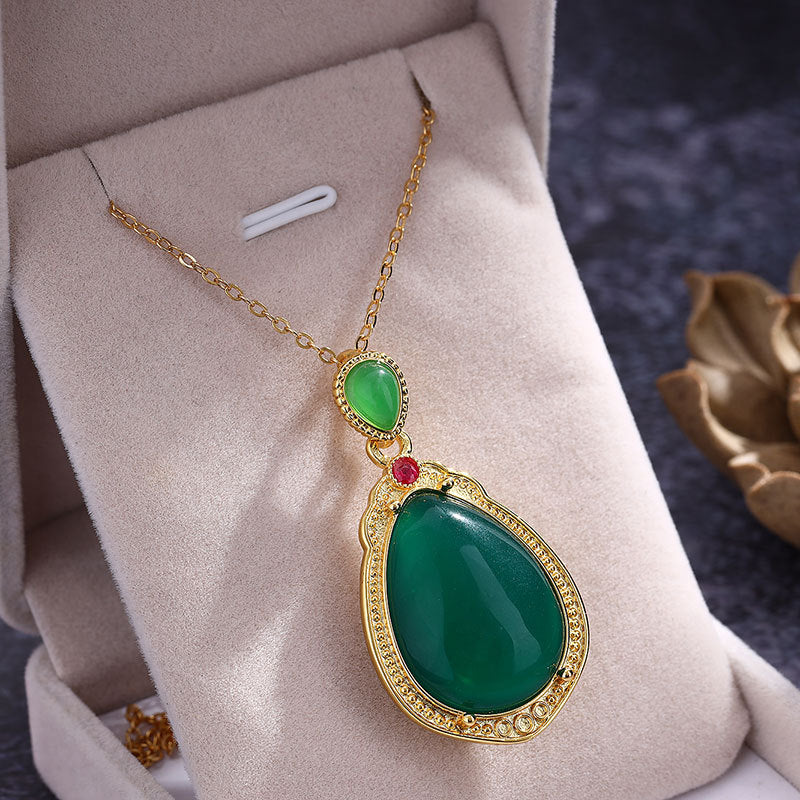 Käsintehty vintage Hopea Kaulakoru