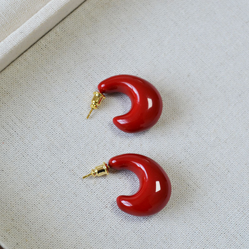 Herkkä käsityö Hopea Korvarengas