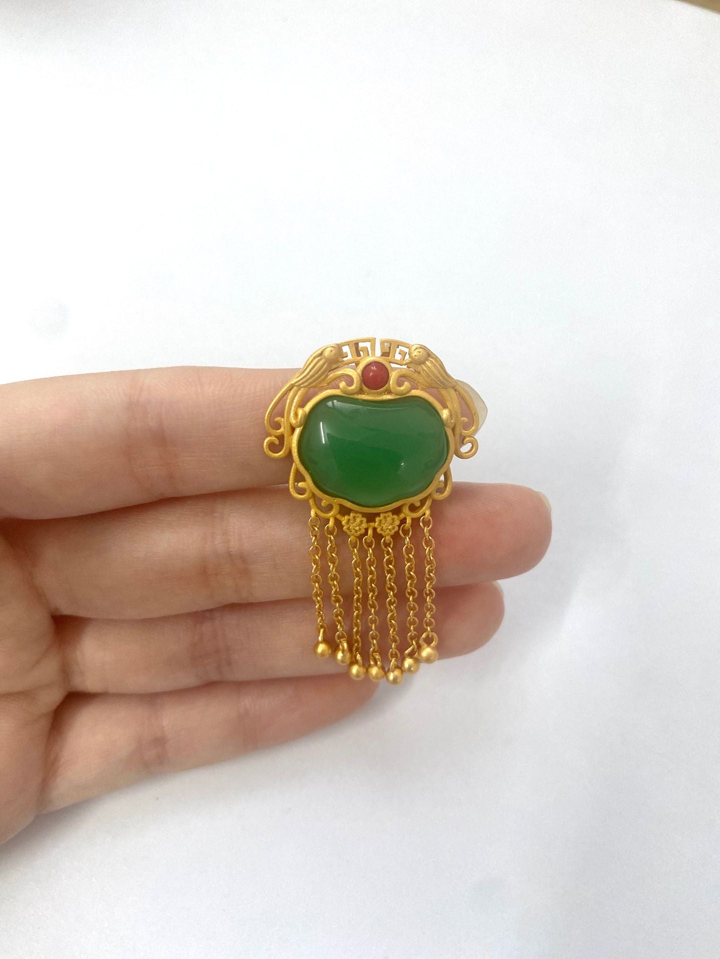 Käsintehty vintage Kulta Kaulakoru