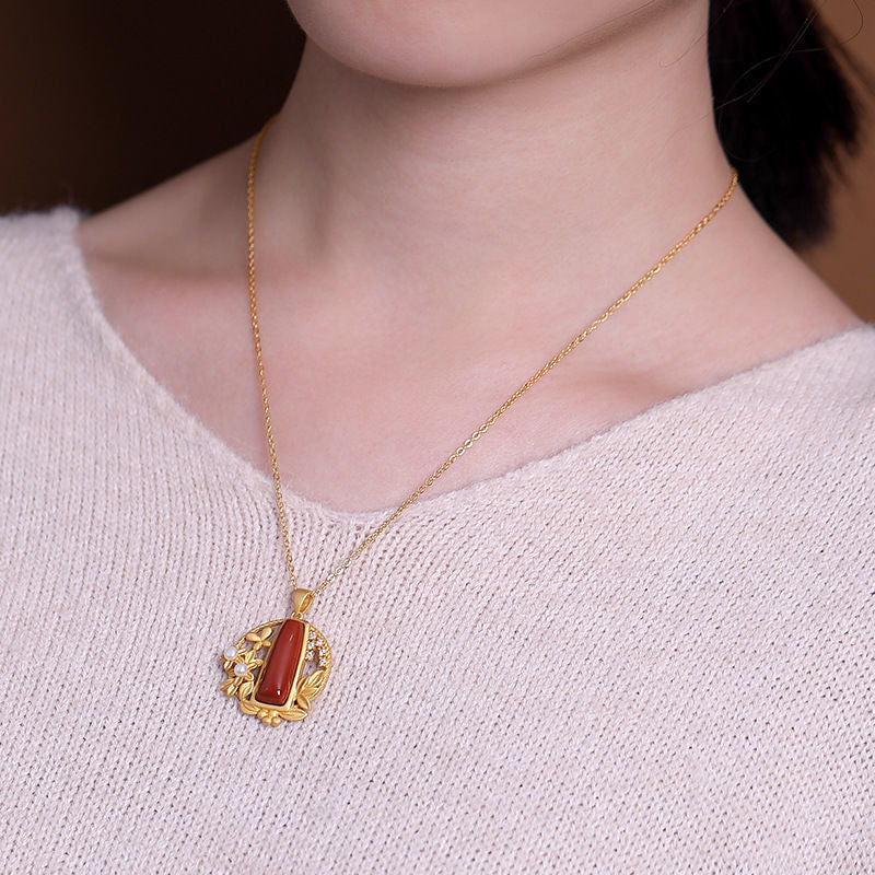 Herkkä käsityö Hopea Kaulakoru