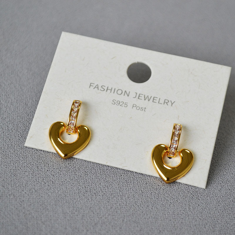 Käsintehty vintage Kulta Korvarengas