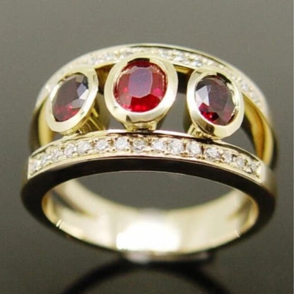 Kaunis Kulta Sormus ainutlaatuisella tyylillä