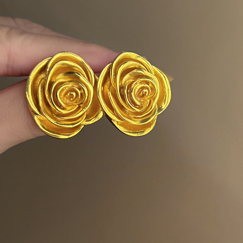 Käsintehty vintage Kulta Korvarengas