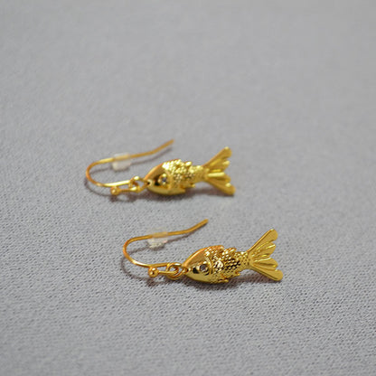 Käsintehty vintage Kulta Korvarengas